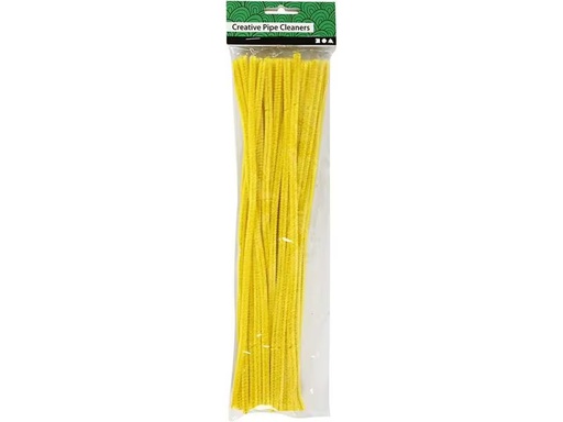 [90275477 1501786] Creativ Company Chenilledraht 6 mm 50 Stück, Gelb
