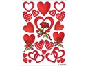 Herma Stickers Motivsticker Herzen und Rosen, 3 Blatt