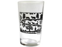 Heidi Cheese Line Trinkglas Cut 300 ml, 1 Stück, Transparent