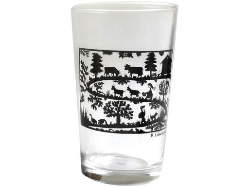 [90275608 1510608] Heidi Cheese Line Trinkglas Cut 300 ml, 1 Stück, Transparent