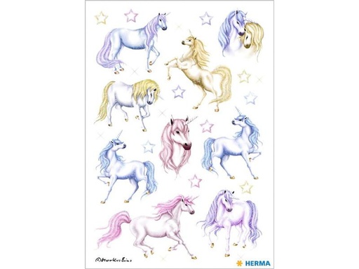 [90275628 1503314] Herma Stickers Motivsticker Einhörner, 2 Blatt
