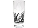 Heidi Cheese Line Longdrinkglas Cut 290 ml, 1 Stück, Transparent