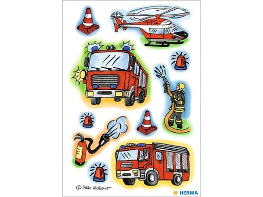 [90275686 1503324] Herma Stickers Motivsticker Feuerwehr, 3 Blatt