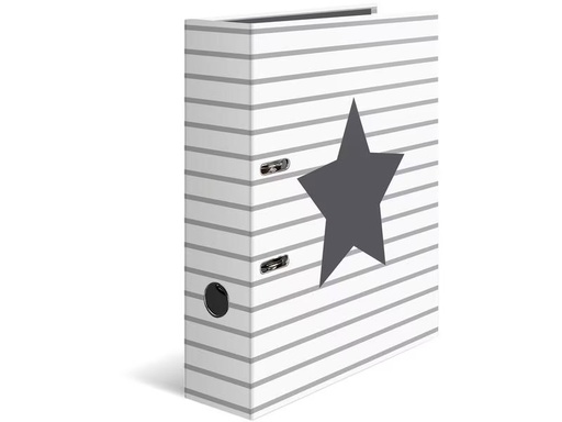 [90275740 1503301] HERMA Ordner Sterne A4 7 cm, Grau