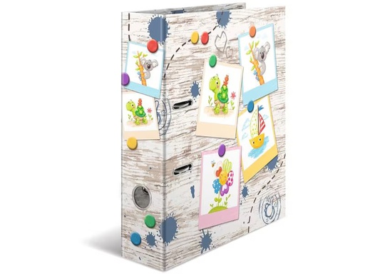[90275815 1503299] HERMA Ordner Sandkastenfreunde A4 7 cm, Hellgrau