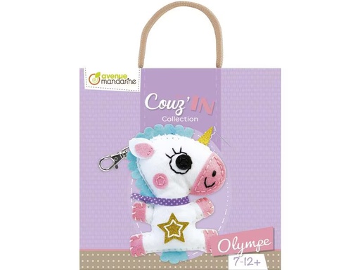 [90275865 1500842] Avenue Mandarine Bastelset Mini Kuscheltier Couz'In Einhorn