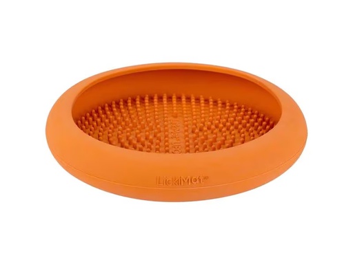 [90275896 1504173] LickiMat Futtermatte Dog UFO, ø 18 cm, Orange