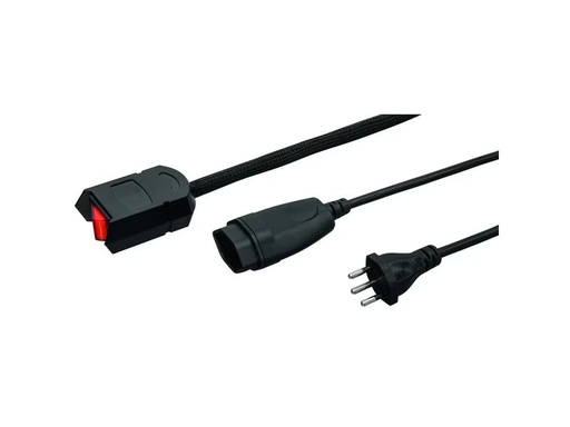 [90275941 1491414] STEFFEN Stromsparkabel MOUSE 5 m T13-T12 mit ext. Schalter