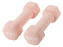 KOOR Kurzhantel-Set 1 kg, Caramel