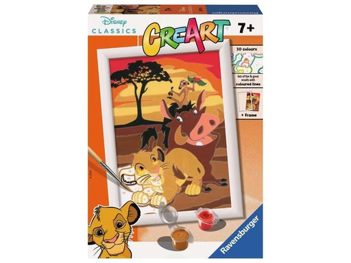 [90276085 1487934] Ravensburger Malset CreArt: Disney – The Lion King