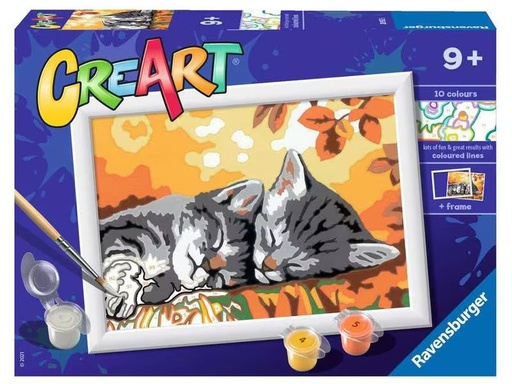 [90276099 1487911] Ravensburger Malset CreArt: Autumn Kitties