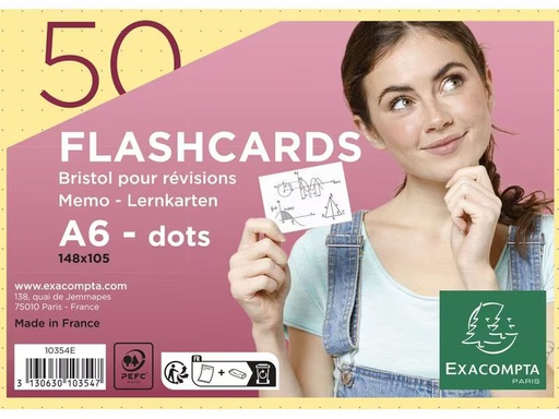 [90276157 1499092] Exacompta Karteikarten Dot, Gelb