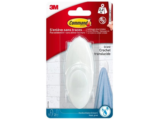 [90276226 1508175] Command Klebehaken 2.2 kg, Weiss