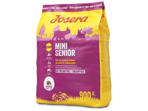 [90276308 1488932] Josera Trockenfutter Mini Senior Small Dogs 0.9 kg