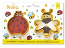 Decora Guetzli-Ausstecher-Set 2 Stück, Marienkäfer und Biene