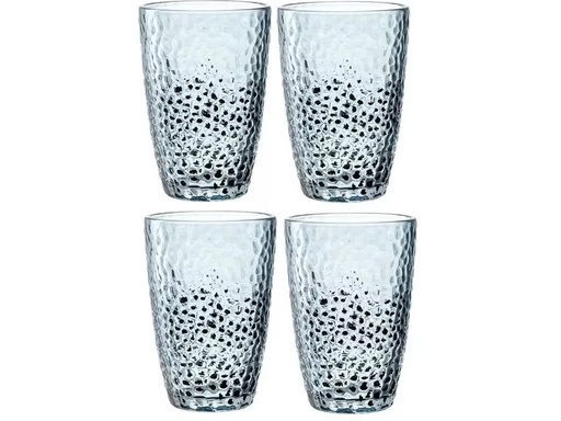 [90276474 1505435] Leonardo Trinkglas Matera 340 ml, 4 Stück, Blau