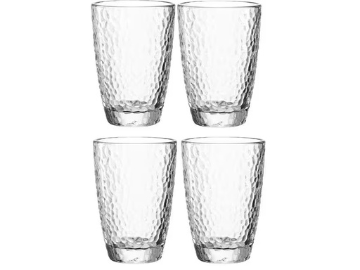 [90276498 1505437] Leonardo Trinkglas Matera 340 ml, 4 Stück, Transparent