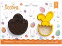 Decora Guetzli-Ausstecher 2 Stück, Osterkorb und Osterhase