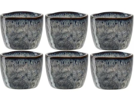 [90276615 1506151] Leonardo Eierbecher Matera 6 Stück, Grau