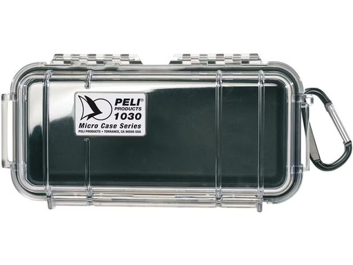[90276695 1483934] Peli Schutzkoffer Micro 1030 ohne Schaumstoffeinlage, Schwarz