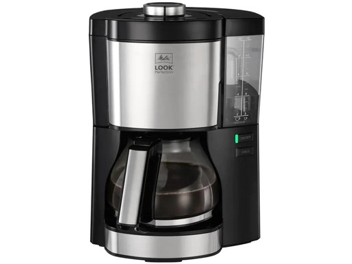 [90047168 1066104] Melitta Filterkaffeemaschine Look Perfection Edelstahl, Schwarz