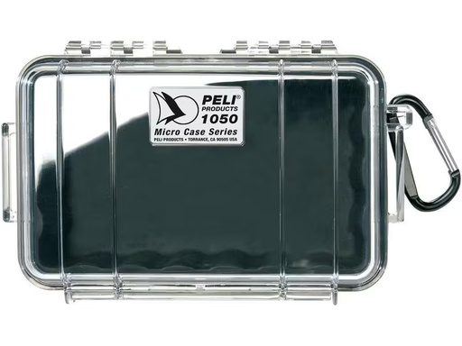 [90276756 1483936] Peli Schutzkoffer Micro 1050 ohne Schaumstoffeinlage, Schwarz