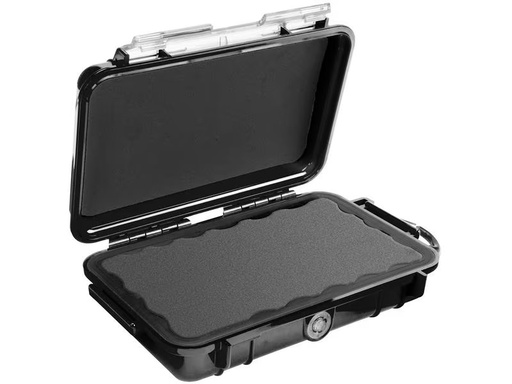 [90276788 1483935] Peli Schutzkoffer Micro 1040 ohne Schaumstoffeinlage, Schwarz