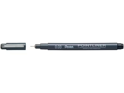 [90276798 1513190] pentel Fineliner Pigment 0.03 mm, Schwarz