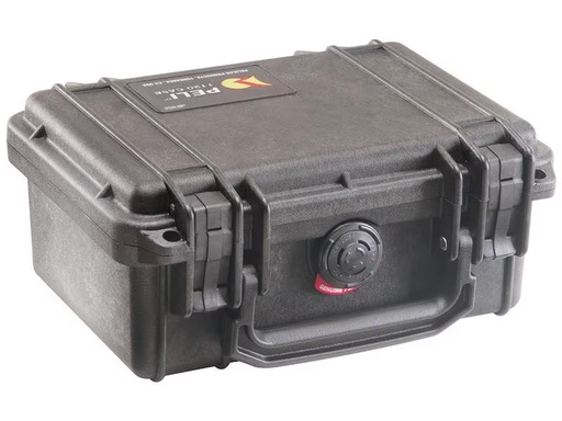 [90276807 1483938] Peli Schutzkoffer 1120 mit Schaumstoffeinlage, Schwarz