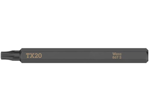 [90277133 1492801] Wera Bit 867 S Torx TX20, 1-teilig