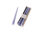 Boltze Stabkerze Twisto 6er Set, Flieder