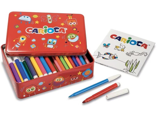 [90277238 1463528] Carioca Box mit Malbuch, Rot