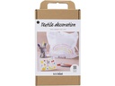 Creativ Company Bastelset Textildekoration Tasche, Portemonnaie
