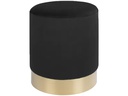 House Nordic Hocker Gamby Ø 34 cm, Messing/Schwarz