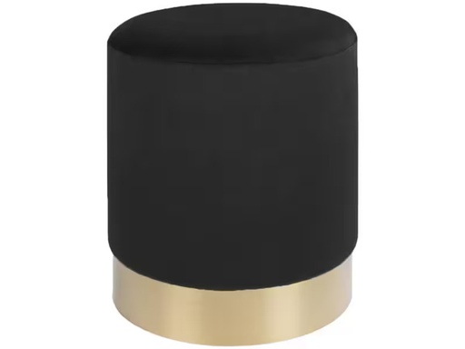 [90277524 1509499] House Nordic Hocker Gamby Ø 34 cm, Messing/Schwarz