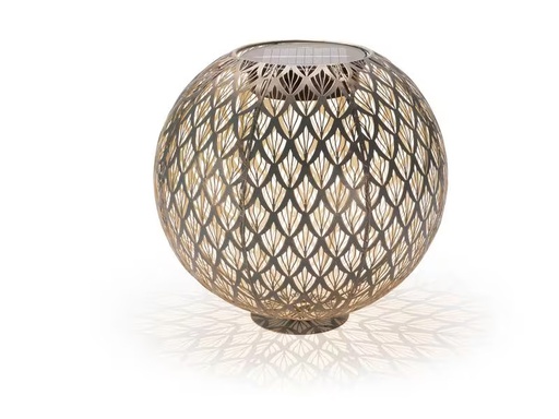 [90277607 1503457] STT Windlicht Solar Antic Ball Emilia, Ø 40 cm, Marineblau