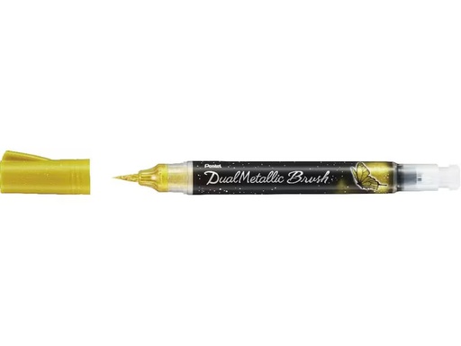 [90277690 1513228] pentel Dual Metallic Brush Gold