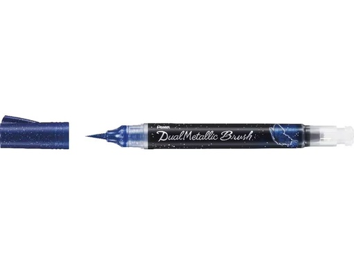 [90277707 1513223] pentel Dual Metallic Brush Blau