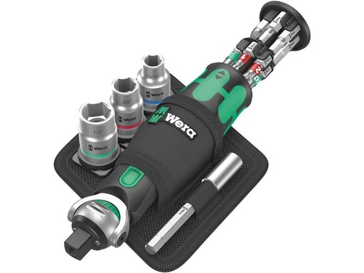 [90277742 1492787] Wera Ratschen-Set 8009 Zyklop Pocket Imperial Set 2, 18-teilig
