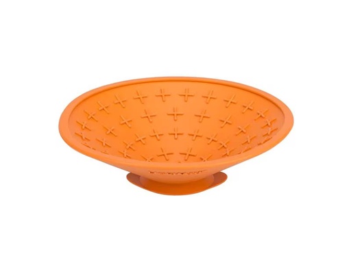 [90277776 1504171] LickiMat Futtermatte Dog Splash, ø 19 cm, Orange