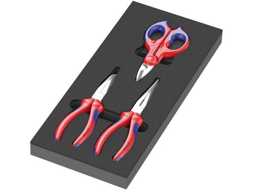[90277852 1492842] Wera Zangen-Satz Knipex 9781 Schaumstoffeinlage Set 2, 3-teilig