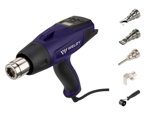 [90277890 1407616] Weldy Heissluftgebläse HG 530-A Universal Set