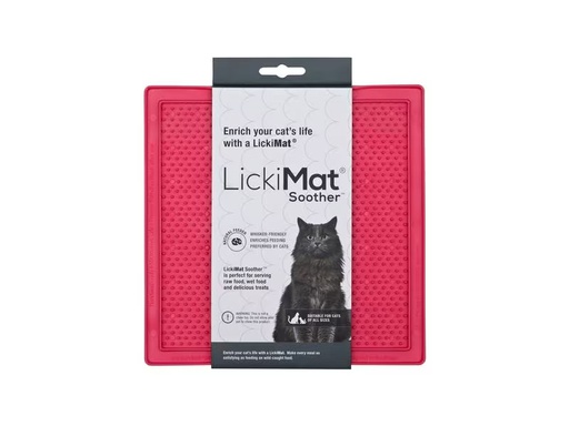 [90277904 1504183] LickiMat Futtermatte Cat Soother, 20 x 20 cm, Pink