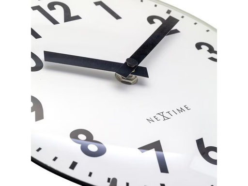 [90278190 1452276] NeXtime Wanduhr Duomo Mini Weiss