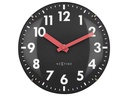 NeXtime Wanduhr Duomo Mini Schwarz