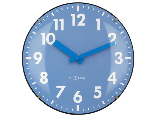 [90278284 1452275] NeXtime Wanduhr Duomo Mini Blau