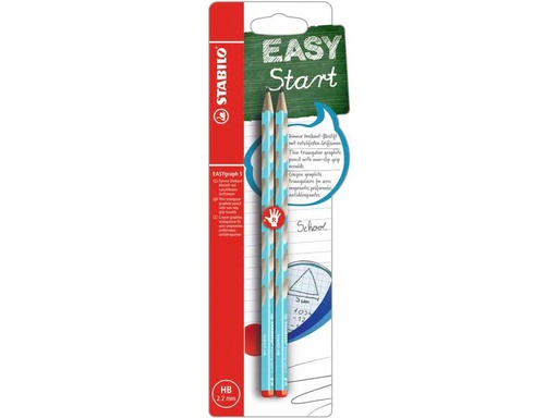 [90047338 1103420] STABILO Bleistift EASYgraph S für Rechtshänder, Blau