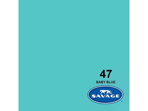 [90278670 1522575] Savage Hintergrund Papier 1.35 x 11 m Baby Blue