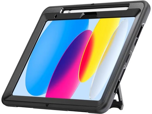 [90278694 1482560] 4smarts Tablet Back Cover Rugged Grip iPad 10.9 Schwarz