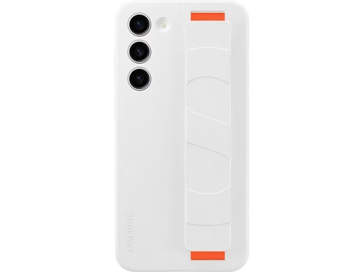 [90278786 1503776] Samsung Back Cover Silicone Grip Galaxy S23+ Weiss